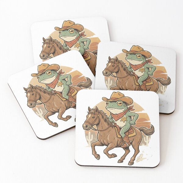 Item preview, Vintage Cowboy Frog Riding Horse Shirt, Retro Western Graphic Tee designed and sold by Urben Loop.