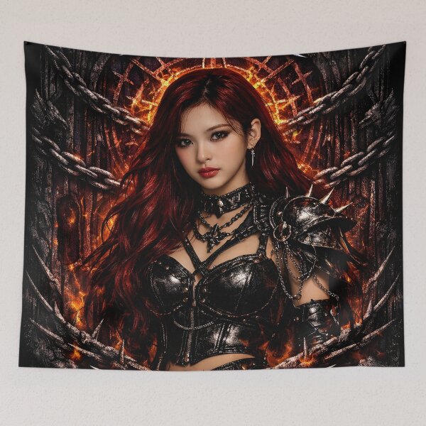 Item preview, Chiquita BABYMONSTER Chain Throne Fanart Sticker designed and sold by Valereekmerch.