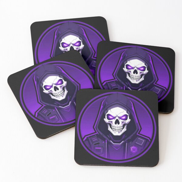 Item preview, CYBER REAPER - Neon Purple Circle Emblem V3 designed and sold by Quotable Gear.