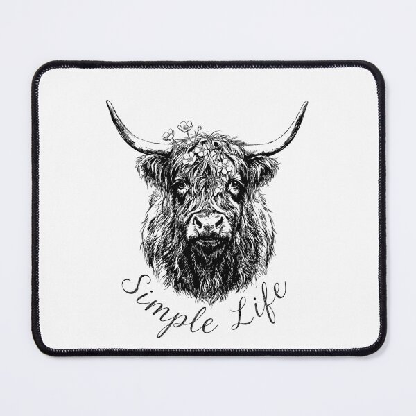 Item preview, Highland Cattle Pasture Guardian - Farmcore Aesthetic designed and sold by bapupa.
