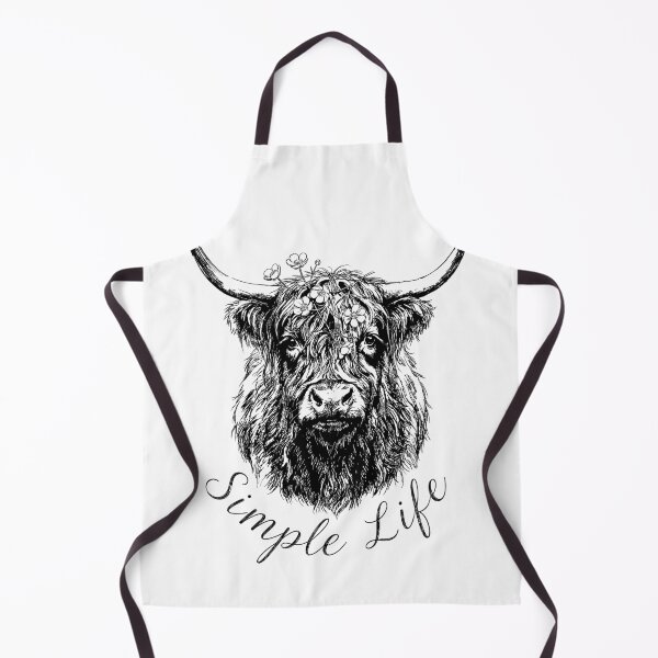 Item preview, Highland Cattle Pasture Guardian - Farmcore Aesthetic designed and sold by bapupa.