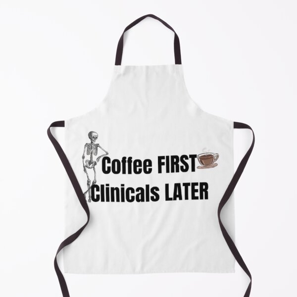 Item preview, Coffee First Clinicals Later T-Shirt | Medical Student Funny Tee designed and sold by OffScripted.