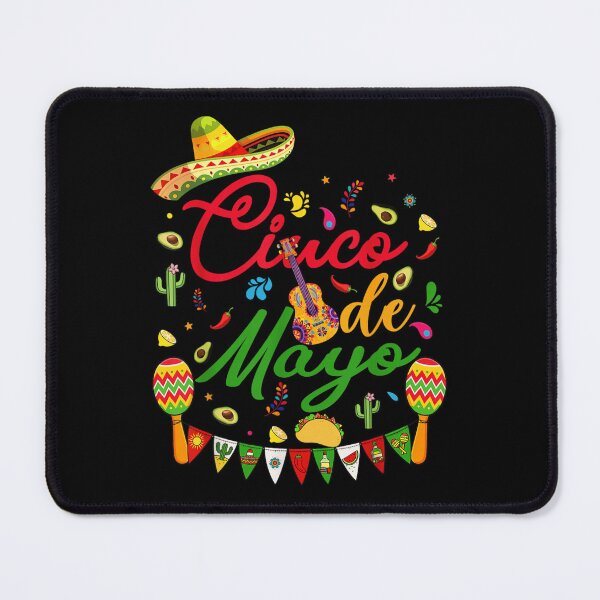Item preview, Vibrant Cinco De Mayo Fiesta Celebration With Sombrero Maracas And Tacos designed and sold by Phil Ben.