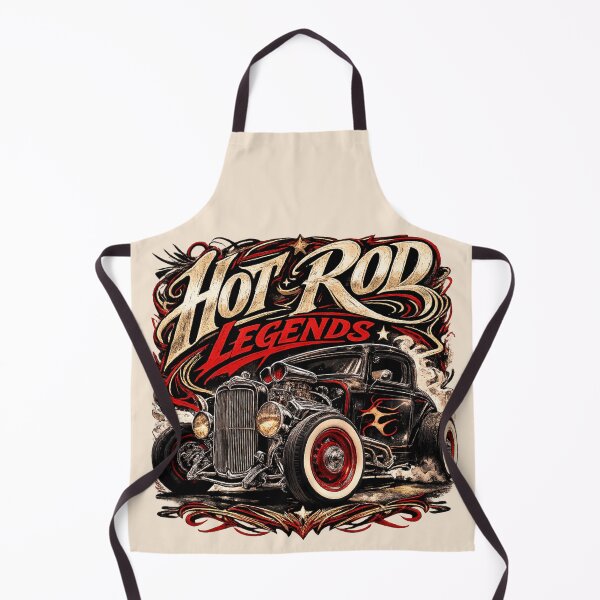 Item preview, Hot Rod Legends Vintage Classic Car Art designed and sold by Retro Arabica.