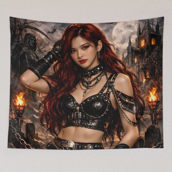 Item preview, Chiquita BABYMONSTER Graveyard Queen Fanart Sticker designed and sold by Valereekmerch.