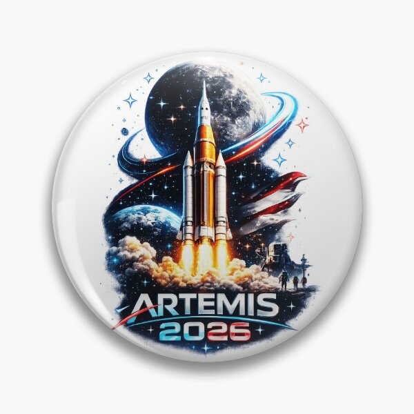 Item preview, Space Rocket Launch Mission to The Moon Artemis 2  designed and sold by CallDesign.