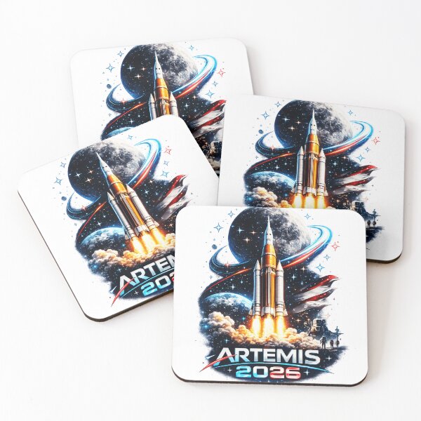 Item preview, Space Rocket Launch Mission to The Moon Artemis 2  designed and sold by CallDesign.