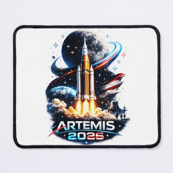 Item preview, Space Rocket Launch Mission to The Moon Artemis 2 designed and sold by CallDesign.