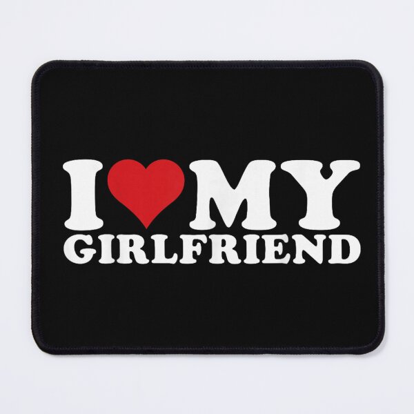 Item preview, Bold I Love My Girlfriend Heart Design For Romantic Couples Gift designed and sold by Phil Ben.