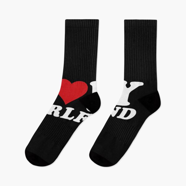 Item preview, Bold I Love My Girlfriend Heart Design For Romantic Couples Gift designed and sold by Phil Ben.