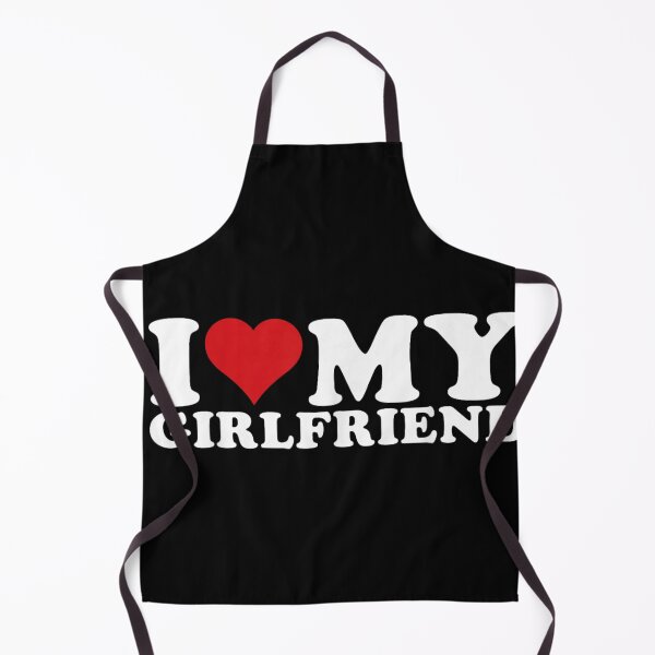 Item preview, Bold I Love My Girlfriend Heart Design For Romantic Couples Gift designed and sold by Phil Ben.