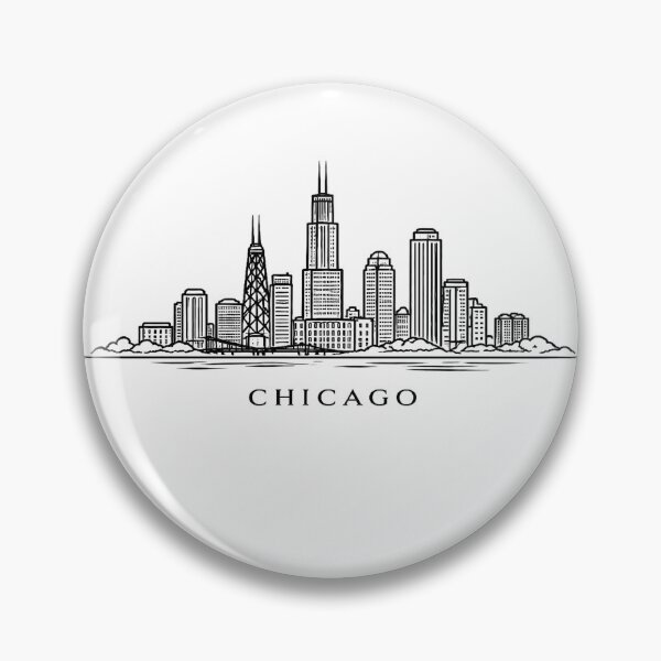 Item preview, Chicago Line Art | Chicago Skyline Outline | Willis Tower Minimalist Illustration designed and sold by CLOUTKULT.