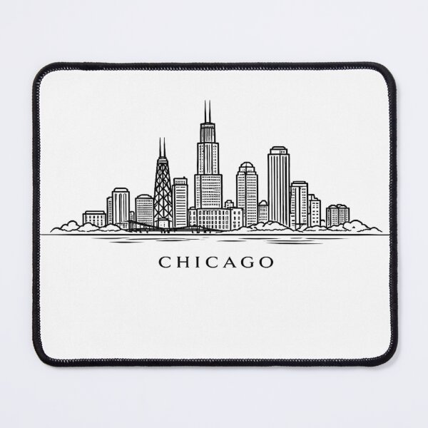 Item preview, Chicago Line Art | Chicago Skyline Outline | Willis Tower Minimalist Illustration designed and sold by CLOUTKULT.