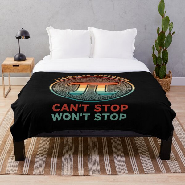 Item preview, Can't Stop Won't Stop Pi Number Digits Math Pun Pi Day designed and sold by TeeEnigmaa.