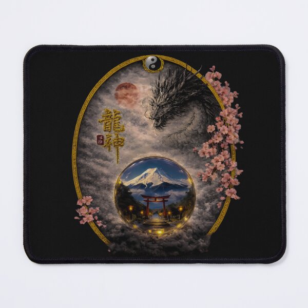 Item preview, Ryujin Crystal Gate – Mount Fuji Dragon Spirit designed and sold by Dragon-Samurai.