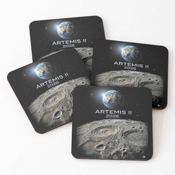 Item preview, Artemis II 2026 Moon Mission Space Exploration NASA Inspired Lunar Surface designed and sold by Phil Ben.