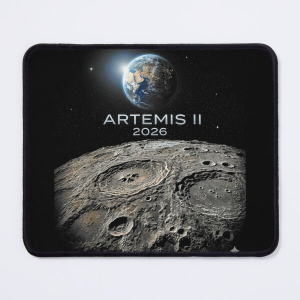 Item preview, Artemis II 2026 Moon Mission Space Exploration NASA Inspired Lunar Surface designed and sold by Phil Ben.