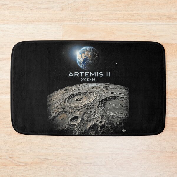 Item preview, Artemis II 2026 Moon Mission Space Exploration NASA Inspired Lunar Surface designed and sold by Phil Ben.
