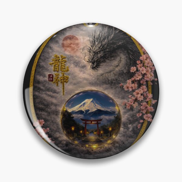 Item preview, Ryujin Crystal Gate – Mount Fuji Dragon Spirit designed and sold by Dragon-Samurai.