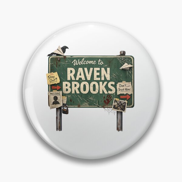 Item preview, Hello Neighbor Raven Brooks Welcome Sign Suspense Mystery Scene designed and sold by Aryabek.