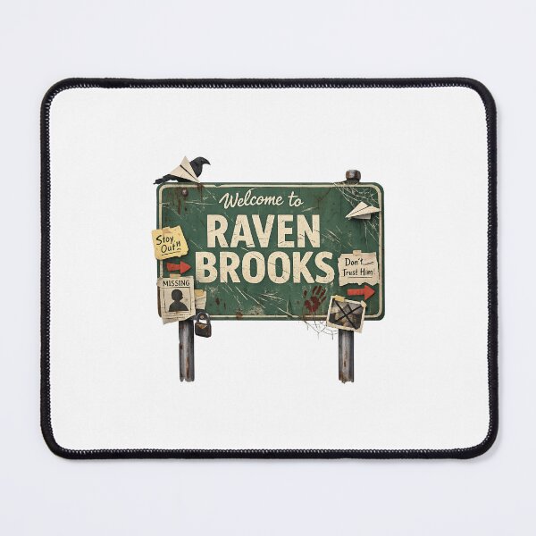 Item preview, Hello Neighbor Raven Brooks Welcome Sign Suspense Mystery Scene designed and sold by Aryabek.