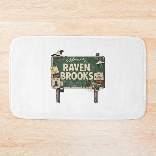 Item preview, Hello Neighbor Raven Brooks Welcome Sign Suspense Mystery Scene designed and sold by Aryabek.