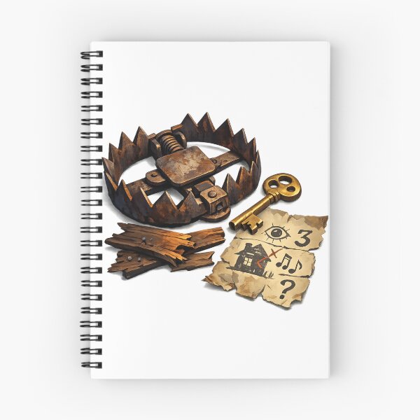 Item preview, Hello Neighbor Bear Trap Key Puzzle Basement Secret Gameplay Clue designed and sold by Aryabek.