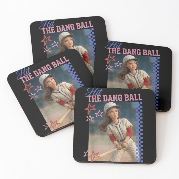 Item preview, Hit The Dang Ball Funny Sassy Doll Baseball Player Sport Humor designed and sold by Phil Ben.