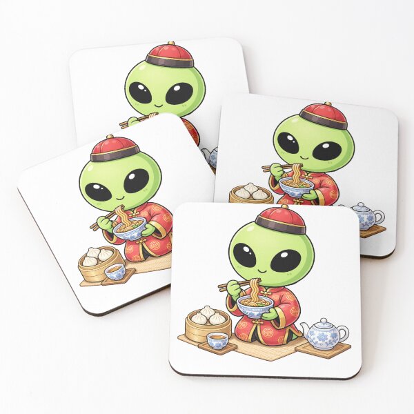 Item preview, Cute Chinese Alien | Kawaii Chinese Style designed and sold by fedetrev.