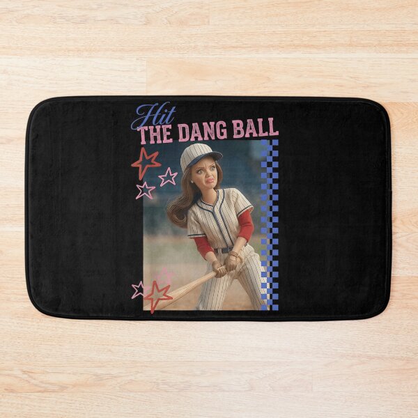 Item preview, Hit The Dang Ball Funny Sassy Doll Baseball Player Sport Humor designed and sold by Phil Ben.