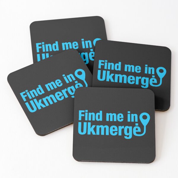 Item preview, Find Me in Ukmergė Light Blue Location Pin designed and sold by EimSol.