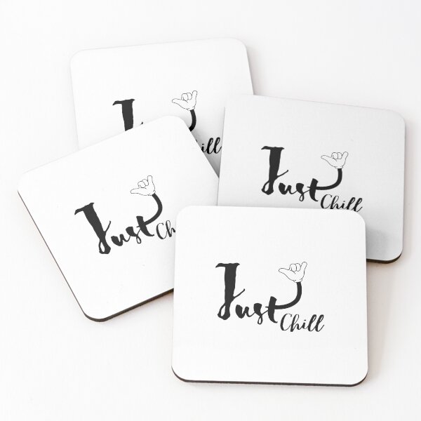 Item preview, Just Chill Minimal Typography Relax Quote Aesthetic Design designed and sold by TheNexoraLab.