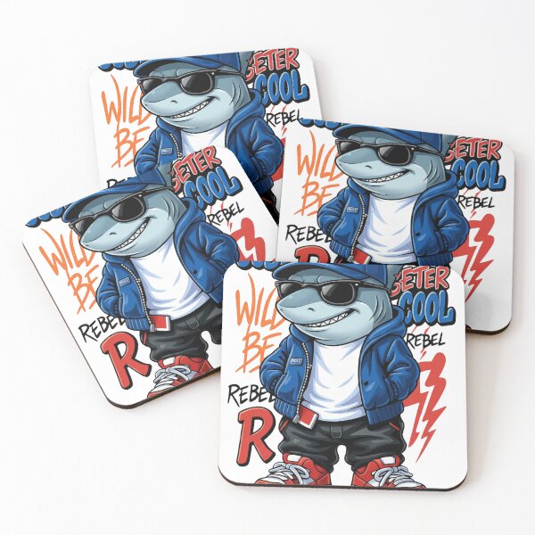 Item preview, Shark Streetwear Design – Bold Urban Ocean Predator Graphic designed and sold by ColorFlick.