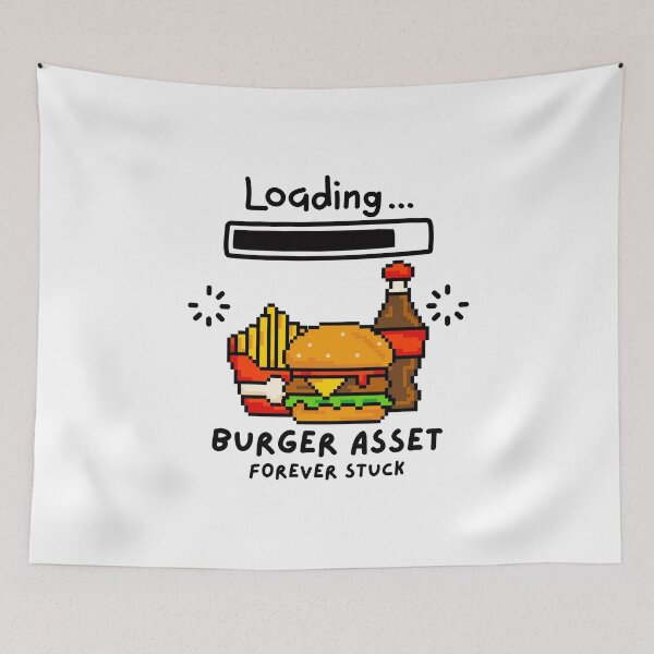 Item preview, Loading burger asset forever stuck designed and sold by Peerless-Prime.