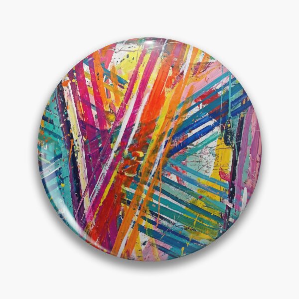Item preview, Vibrant Colourful Stripes Pattern Art designed and sold by Printpix.