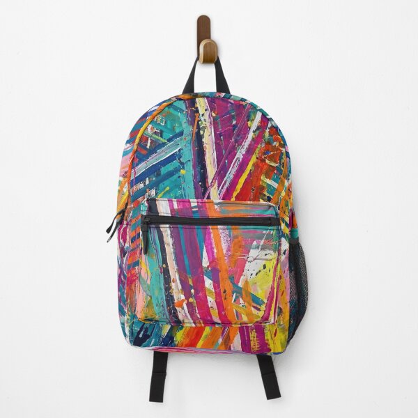 Item preview, Vibrant Colourful Stripes Pattern Art designed and sold by Printpix.