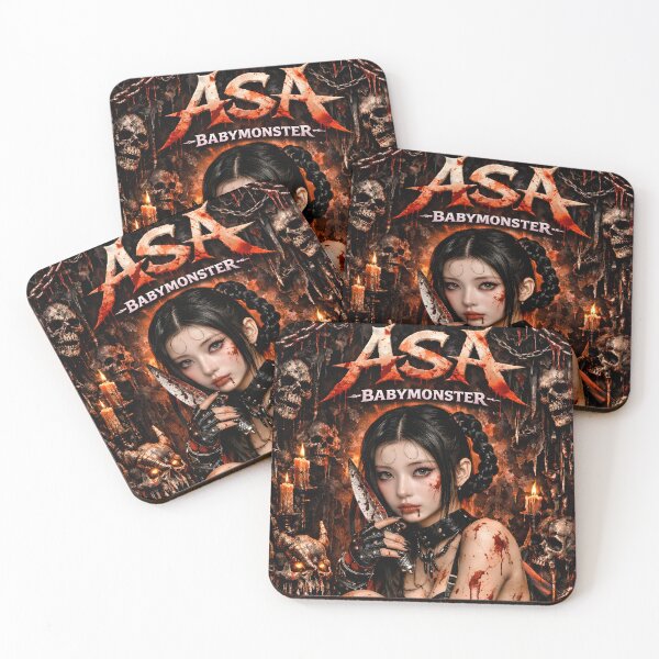 Item preview, Asa BABYMONSTER Slasher Doll Fanart Sticker designed and sold by Valereekmerch.