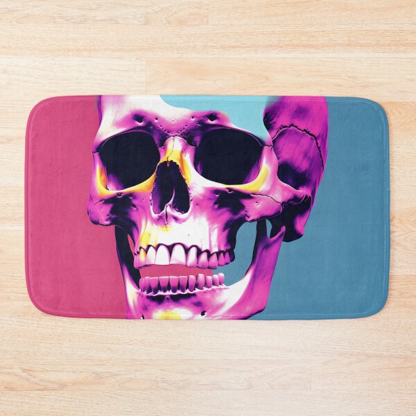 Item preview, Colorful Pop Art Skull – Bold Street Art Design designed and sold by ArtFireGallery.