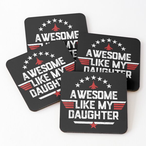 Item preview, Awesome Like My Daughter Fighter Jet Pilot Father's Day Veteran Style designed and sold by Serene woods.