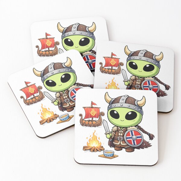 Item preview, Cute Viking Alien | Kawaii Warrior Design designed and sold by fedetrev.