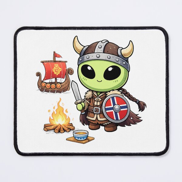 Item preview, Cute Viking Alien | Kawaii Warrior Design designed and sold by fedetrev.