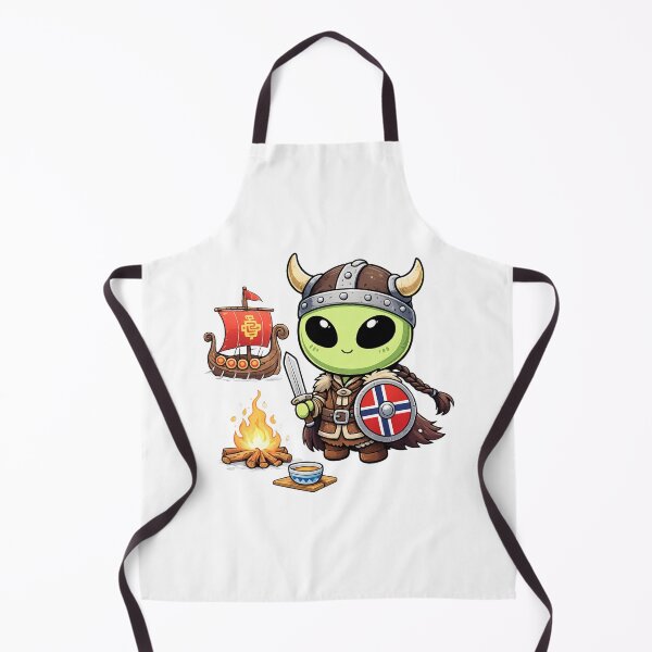 Item preview, Cute Viking Alien | Kawaii Warrior Design designed and sold by fedetrev.