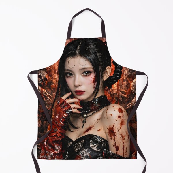 Item preview, Asa BABYMONSTER Crimson Shrine Fanart Sticker designed and sold by Valereekmerch.