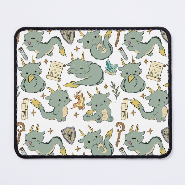 Item preview, Cute green dragons playing - kawaii fantasy dragon adventures sticker pack designed and sold by aziza-doodles.