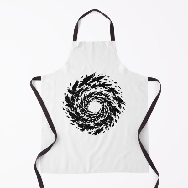 Item preview, Alfred Hitchcock Birds Swirl Spiral Flock Suspense Horror Symbol designed and sold by Aryabek.
