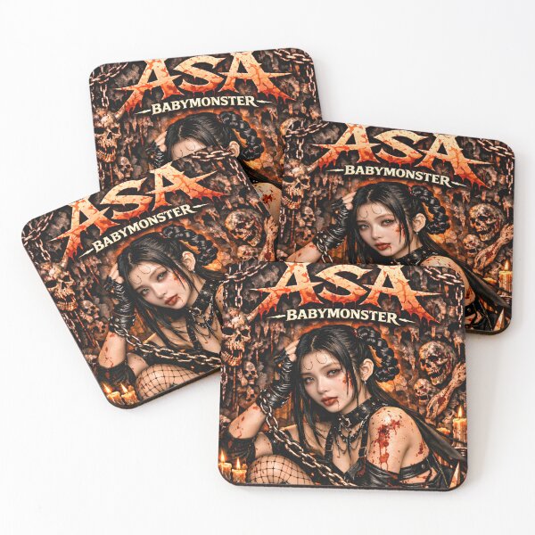 Item preview, Asa BABYMONSTER Twin Blade Menace Fanart Sticker designed and sold by Valereekmerch.