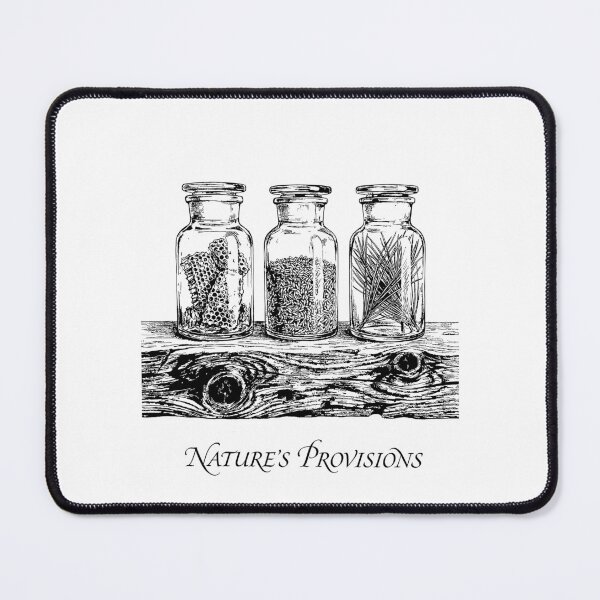 Item preview, Aged Pine Pantry Apothecary Jars - Rustic Cottagecore designed and sold by bapupa.