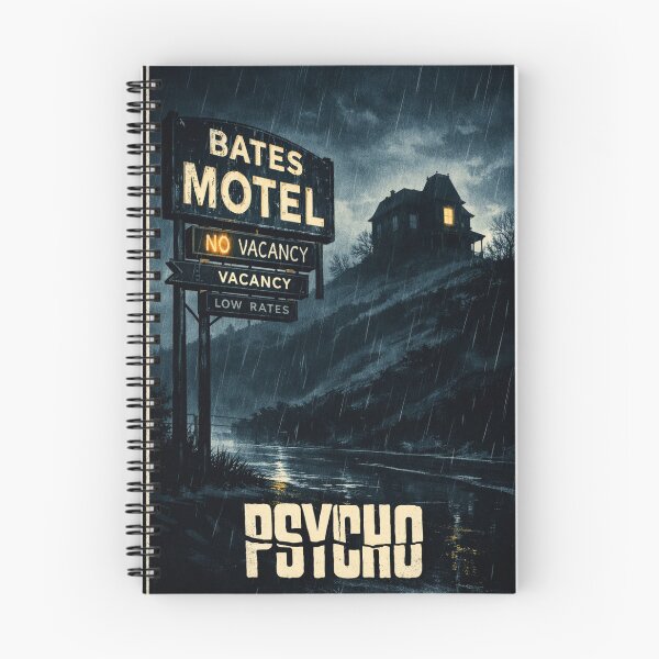 Item preview, Alfred Hitchcock Psycho Bates Motel Storm Night Norman Bates House Scene designed and sold by Aryabek.