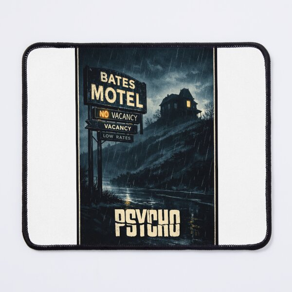Item preview, Alfred Hitchcock Psycho Bates Motel Storm Night Norman Bates House Scene designed and sold by Aryabek.