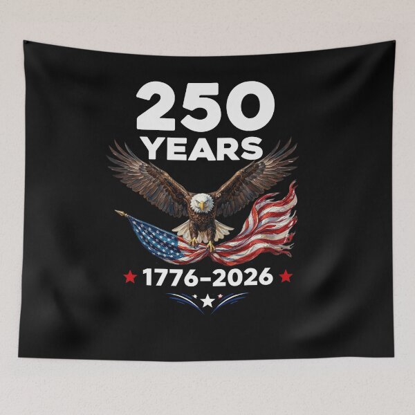 Item preview, 4th of July 250 Anniversary USA Flag Patriotic Eagle 250th  designed and sold by ZANNIX.